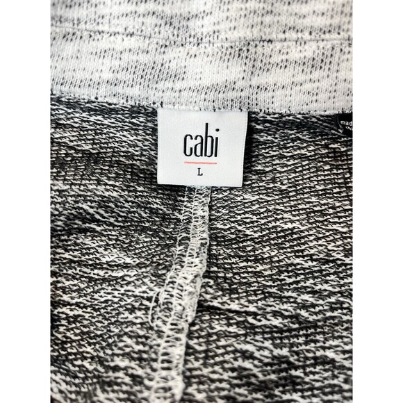 Cabi Neo Moto Jacket Marled Heather Gray Size Large  #5102 - Picture 15 of 16